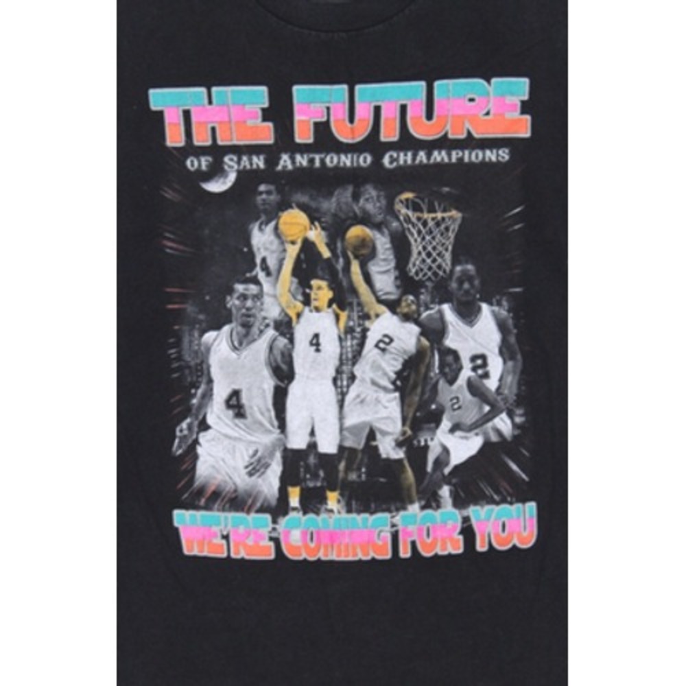VTG San Antonio Spurs Double Trouble Future T Shirt Mens L Kawhi Leonard Danny